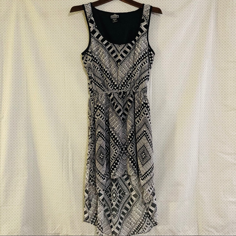 High Low Tribal Pattern Angie Dress